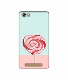 Amazon Brand - Solimo Designer Round Candy 3D Printed Hard Back Case Mobile Cover for Gionee Marathon M5 lite