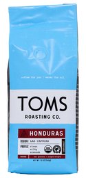 Toms Coffee, Coffee Honduras Ground Organic, 12 Ounce