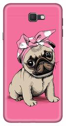 Amazon Brand - Solimo Designer Pug Design 3D Printed Hard Back Case Mobile Cover for Samsung Galaxy J7 Prime