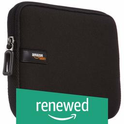 (Renewed) AmazonBasics 8-Inch Tablet Sleeve (Black)