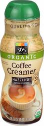 365 Everyday Value, Organic Coffee Creamer Hazelnut, 16 fl oz