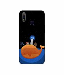 Amazon Brand - Solimo Designer Whale 3D Printed Hard Back Case Mobile Cover for Realme 3 Pro