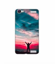 Amazon Brand - Solimo Designer Nature Painting 3D Printed Hard Back Case Mobile Cover for Vivo V1 Max