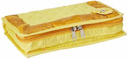 Amazon Brand - Solimo Quilted Jewellery Kit, Yellow