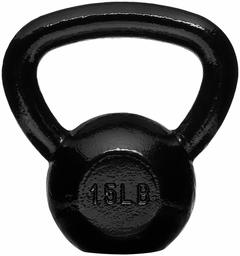 AmazonBasics Enamel Kettlebell, 15 LB