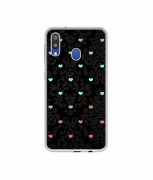 Amazon Brand - Solimo Designer Heart Texture UV Printed Soft Back Case Mobile Cover for Samsung Galaxy M20