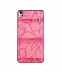 Amazon Brand - Solimo Designer Pink Flower Banch Print On Cloth 3D Printed Hard Back Case Mobile Cover for Lenovo A7000