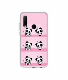 Amazon Brand - Solimo Designer Panda Pattern UV Printed Soft Back Case Mobile Cover for Lenovo K10 Note