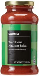 Solimo Traditional Medium Salsa, 24oz