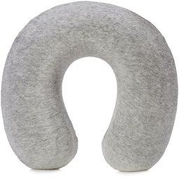 AmazonBasics Memory Foam Neck Pillow, Grey