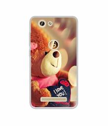 Amazon Brand - Solimo Designer Teddy Bear UV Printed Soft Back Case Mobile Cover for Gionee F103 Pro