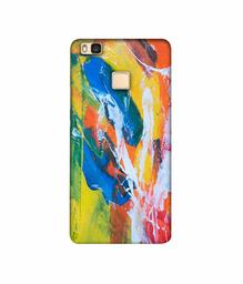 Amazon Brand - Solimo Designer Multicolor Paint On Wall 3D Printed Hard Back Case Mobile Cover for Huawei P9 lite