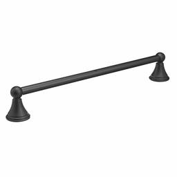 AmazonBasics Towel Bar - Modern, 18-Inch, Black