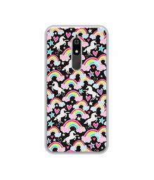 Amazon Brand - Solimo Designer Unicorn Texture UV Printed Soft Back Case Mobile Cover for Micromax Canvas Infinity Pro