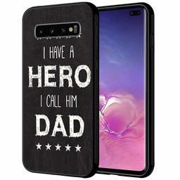 Amazon Brand - Solimo Designer Real Hero DAD Printed Hard Back Case Mobile Cover for Samsung Galaxy S10 Plus (D1169)