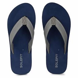 Solefit Men's Navy Slippers-7 UK (41 EU) (SLFT-0092)