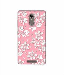 Amazon Brand - Solimo Designer White Flower Pattern 3D Printed Hard Back Case Mobile Cover for Gionee S6s