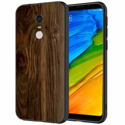 Amazon Brand - Solimo Designer Wooden Texture Printed Hard Back Case Mobile Cover for Xiaomi Redmi Note 5 (D207)