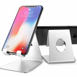 [Amazon Brand] Eono Smartphone Stand Holder: Desktop Charging Smartphone Mobile Phone, Smartphone, iPhone Desk Stand, Switch Compatible Android, iPhone 11 Pro Max XS Max XR X 8 Plus 7 6s 5 5s, Xiaomi Redmi Huawei, Sony Xperia