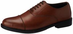 Amazon Brand - Symbol Men's Brown Synthetic Formal Shoes - 9 UK (AZ-KY-340B)