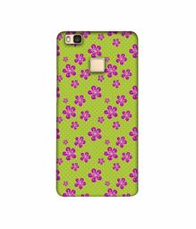 Amazon Brand - Solimo Designer Pink Flower Patterns 3D Printed Hard Back Case Mobile Cover for Huawei P9 lite