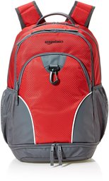 AmazonBasics Sports Backpack, Red