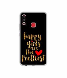 Amazon Brand - Solimo Designer Happy Girls are The Prettiest UV Printed Soft Back Case Mobile Cover for Infinix Hot 7 pro