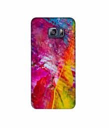 Amazon Brand - Solimo Designer Multicolour Texture 3D Printed Hard Back Case Mobile Cover for Samsung Galaxy S6 Edge Plus