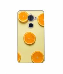 Amazon Brand - Solimo Designer Orange Texture 3D Printed Hard Back Case Mobile Cover for LeTV Le 2