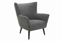 Amazon Brand – Rivet New Luna Upholstered Crescent Mid-Century Accent Chair with Tapered Legs, 31.5