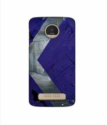 Amazon Brand - Solimo Designer Purple and Gray Texture 3D Printed Hard Back Case Mobile Cover for Motorola Moto Z Play