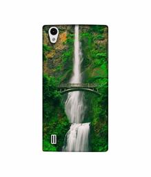 Amazon Brand - Solimo Designer Waterfall 3D Printed Hard Back Case Mobile Cover for VIVO Y15