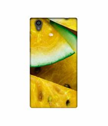 Amazon Brand - Solimo Designer Yellow Watermelon 3D Printed Hard Back Case Mobile Cover for Sony Xperia L1