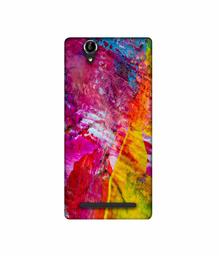 Amazon Brand - Solimo Designer Multicolour Texture 3D Printed Hard Back Case Mobile Cover for Sony Xperia T2 Ultra