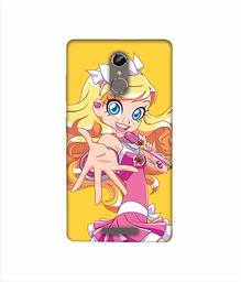 Amazon Brand - Solimo Designer Singing Girl Vector 3D Printed Hard Back Case Mobile Cover for Gionee S6s