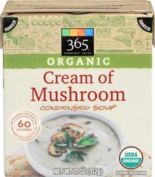 365 EVERYDAY VALUE Organic Cream Of Mushroom Condensed Soup, 11 OZ