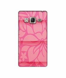 Amazon Brand - Solimo Designer Pink Flower Banch Print On Cloth 3D Printed Hard Back Case Mobile Cover for Samsung Z3