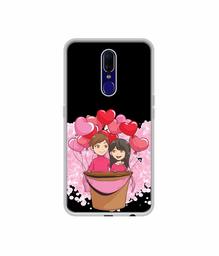 Amazon Brand - Solimo Designer Boy and Girl UV Printed Soft Back Case Mobile Cover for Oppo F11