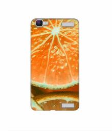 Amazon Brand - Solimo Designer Orange Slice 3D Printed Hard Back Case Mobile Cover for Vivo V1 Max