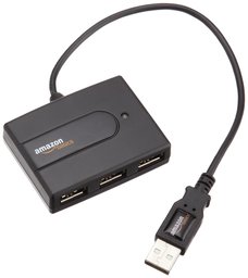 AmazonBasics 4-Port USB 2.0 Ultra-Mini Hub, 30-Pack