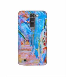 Amazon Brand - Solimo Designer Light Multicolor Canvas 3D Printed Hard Back Case Mobile Cover for LG K10