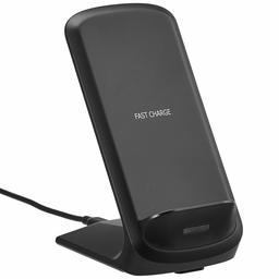 AmazonBasics 10W Qi Certified Fast Charging Wireless Stand - Black