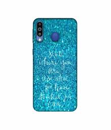 Amazon Brand - Solimo Designer Start were You are 3D Printed Hard Back Case Mobile Cover for Samsung Galaxy M21