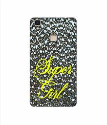 Amazon Brand - Solimo Designer Super Girl On Foil 3D Printed Hard Back Case Mobile Cover for Vivo V3 Max