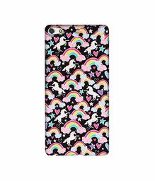 Amazon Brand - Solimo Designer Unicorn Texture 3D Printed Hard Back Case Mobile Cover for Gionee Elife S7