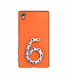 Amazon Brand - Solimo Designer Number Six 3D Printed Hard Back Case Mobile Cover for Sony Xperia X