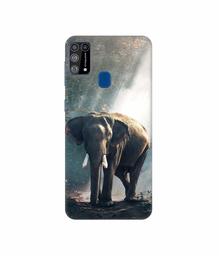 Amazon Brand - Solimo Designer Elephant 3D Printed Hard Back Case Mobile Cover for Samsung Galaxy M31