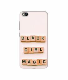 Amazon Brand - Solimo Designer Black Girl Magic 3D Printed Hard Back Case Mobile Cover for Xiaomi Redmi Go