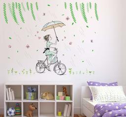 Amazon Brand - Solimo Wall Sticker for Living Room (It's a Good Day to Ride, Ideal Size on Wall - 120 cm x 92 cm)