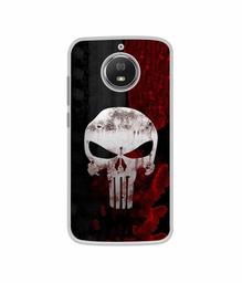 Amazon Brand - Solimo Designer Punisher Skull UV Printed Soft Back Case Mobile Cover for Motorola Moto G5S